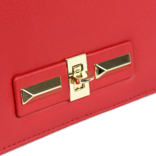 2014 Valentino Garavani flap shoulder bag 22cm V0081 red - Click Image to Close